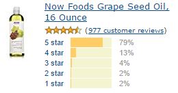 Reviews- Grape seed Oil Amazon