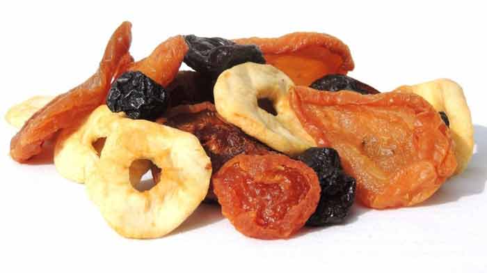 Dried Fruits is a bad diet for bloating