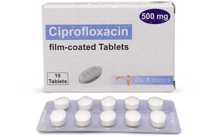 Ciprofloxacin antibiotic boils